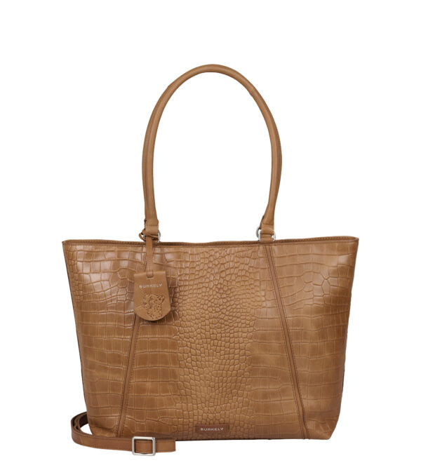 Arbetsväska cool colbi croco cognac Burkely