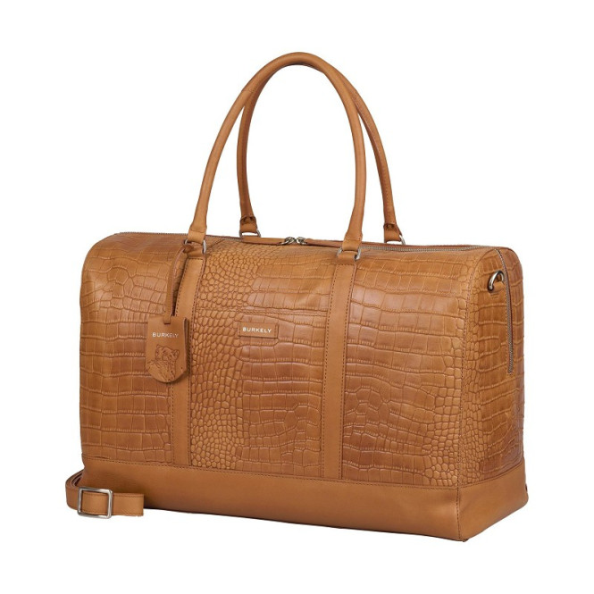 Weekendbag Cool Colbie croco cognac Burkely