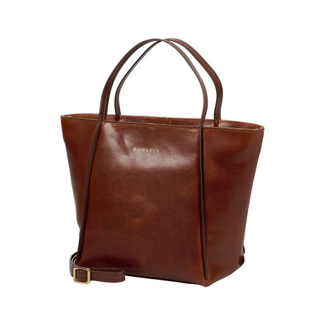 Handväska Fine Florence Chestnut med kort handtag Burkely