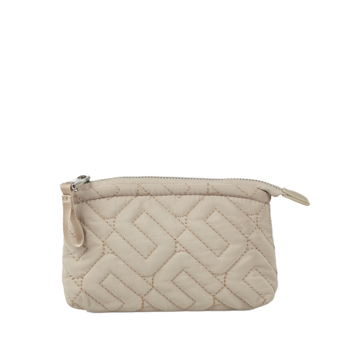 Necessär 2.0 Nylon beige recyled quiltad Ulrika Design