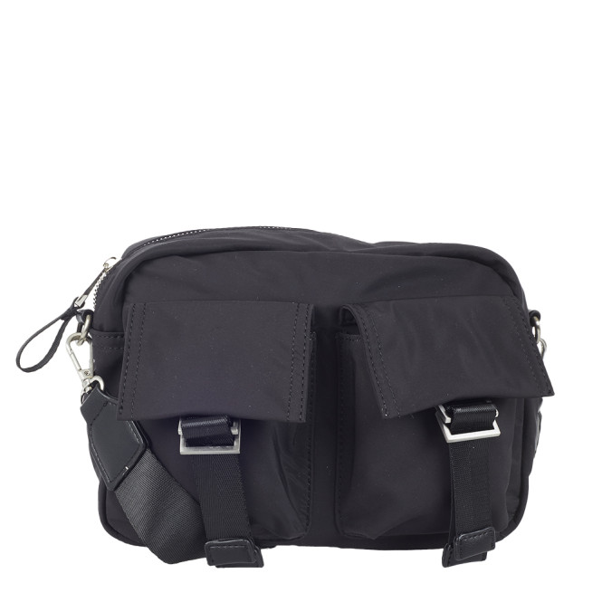 Camerabag cargo 2.0 med fickor fram svart Ulrika Design