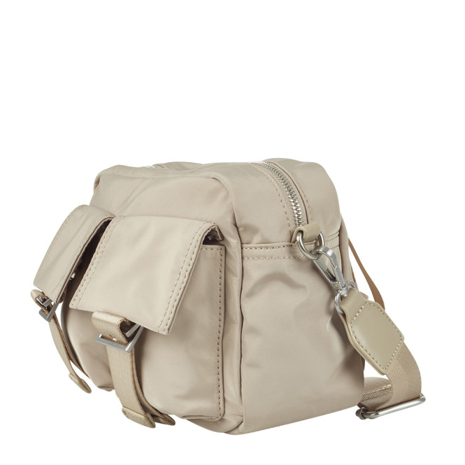 Camerabag cargo 2.0 med fickor fram beige Ulrika Design