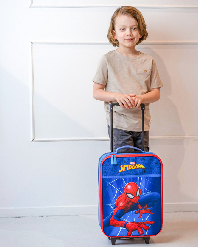 Resväska trolley barn spiderman Vadobag