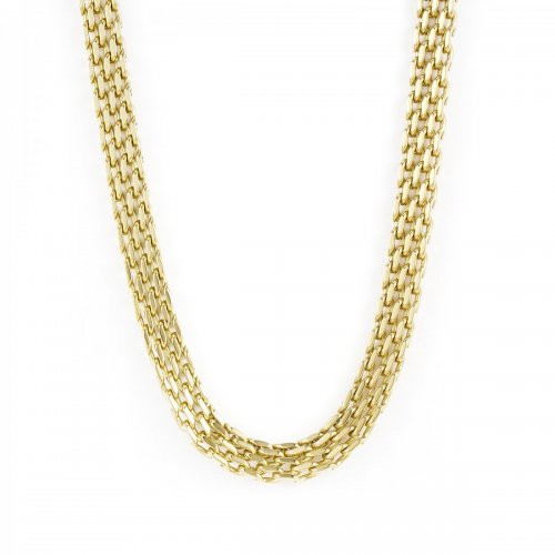 Halsband Morgan necklace gold Bud to Rose