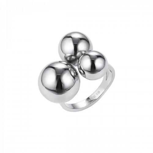 Ring Brea large silver ställbar Bud to Rose