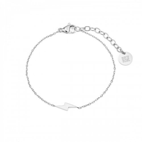 Armband flash silver Bud to Rose