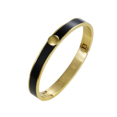 Armband Capri Enamel Black/gold Bud to Rose