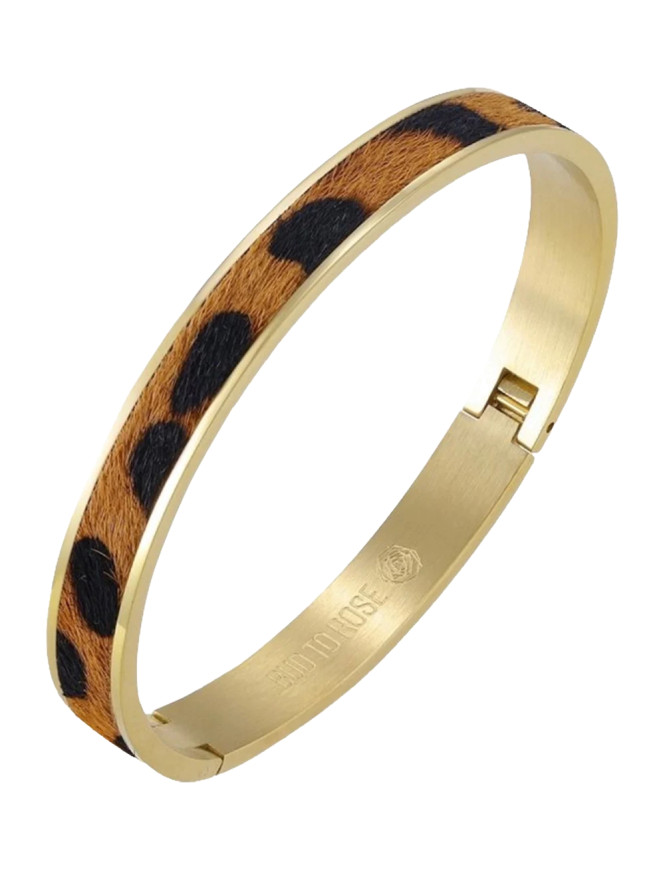 Armband leo guld stelt Bud to Rose