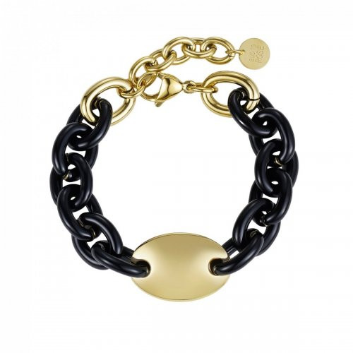 Armband Alex Enamel Black/gold Bud to Rose