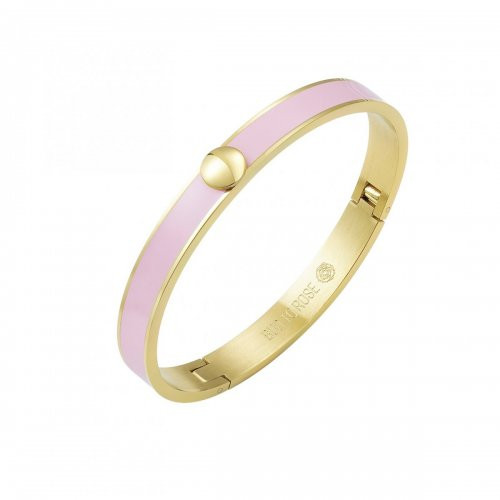 Armband stelt Capri Enamel Guld/rosa Bud to Rose