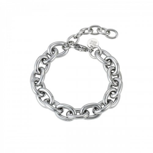 Armband Soho chain silver Bud to rose
