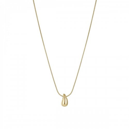 Halsband Mini Drop Guld Bud to Rose