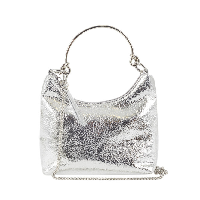 Festväska silver metallic med handtag Ulrika Desige