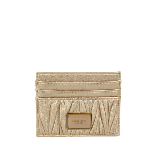 Kortfodral guld bricka fram Ulrika design