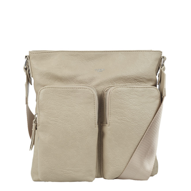 Crossover Pocket beige med fickor fram Ulrika Design