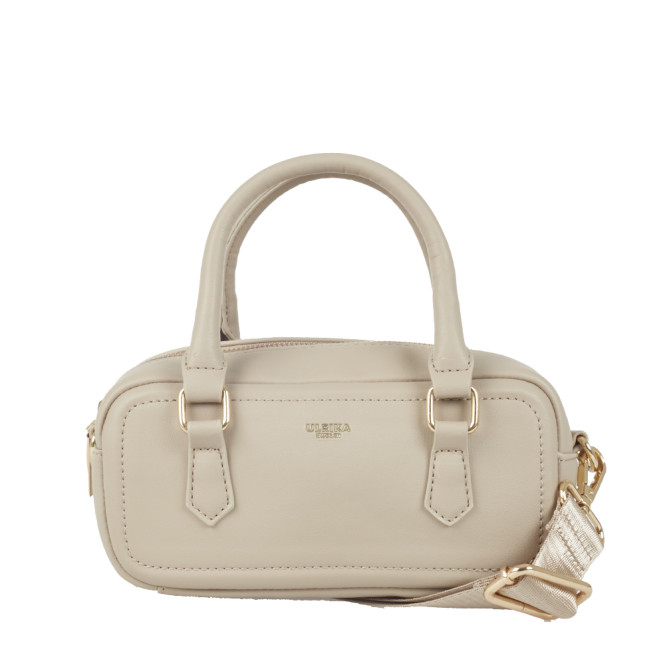 Axelremsväska mini med handtag beige Ulrika Design