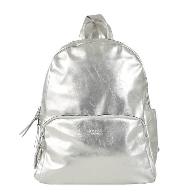 Ryggsäck lack silver Ulrika Design