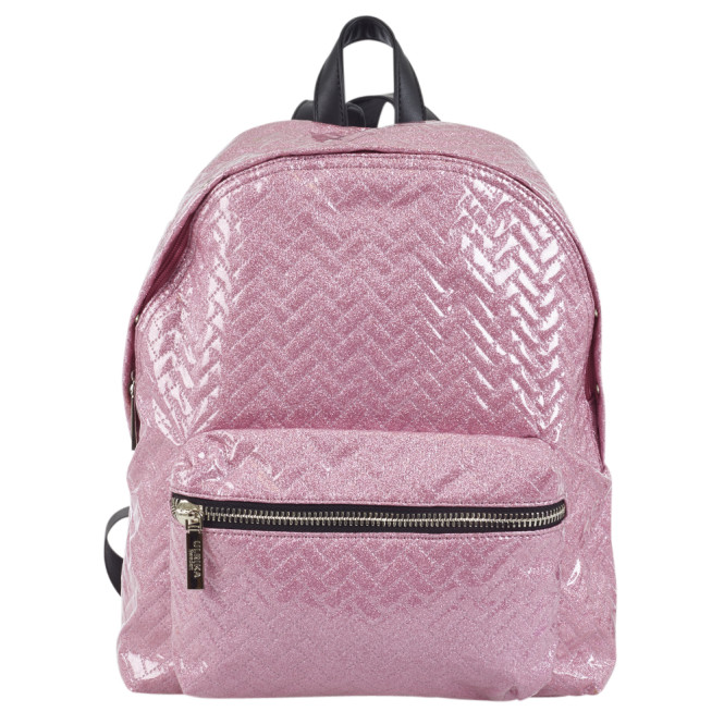 Ryggsäck rosa glitter quilt Ulrika Design