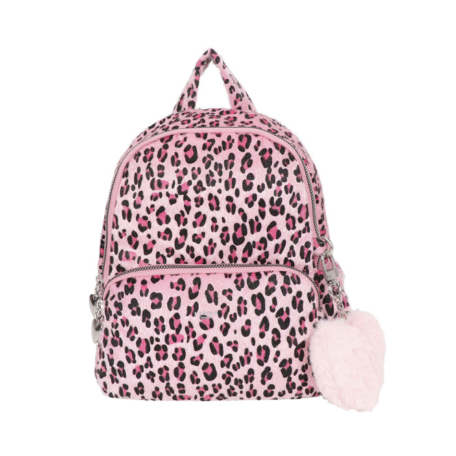 Ryggsäck liten leo m hjärta rosa Ulrika Design