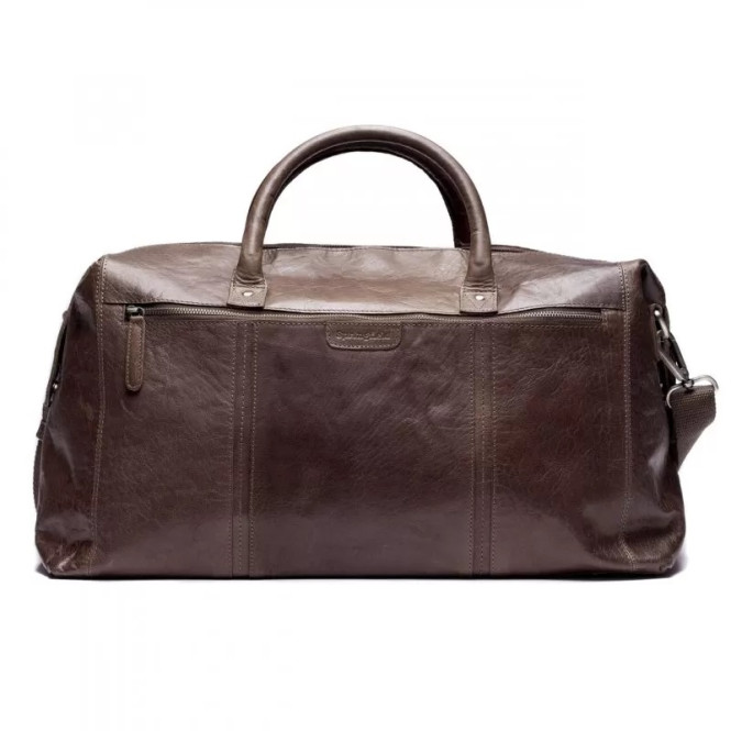 Weekendbag läder brun Springfeild