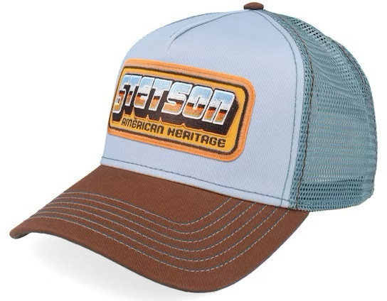 Keps trucker American Heritage brun/blå Stetson