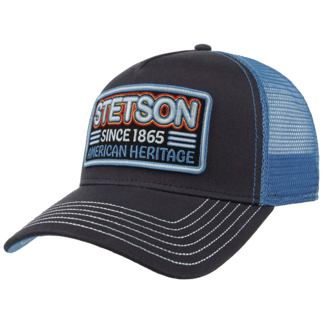 Keps trucker glow in the dark blå Stetson
