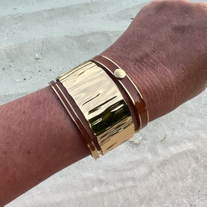 Armband blake bangle guld Bud to Rose