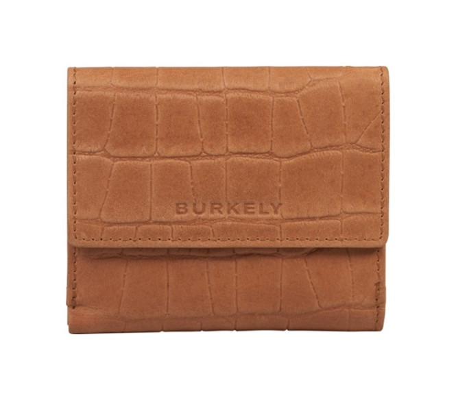 Plånbok croco Icon Ivy brun Burkely