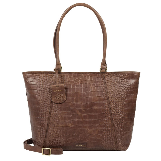 Totebag croco med datorfack 15,6 tum cool colbie bitter bran