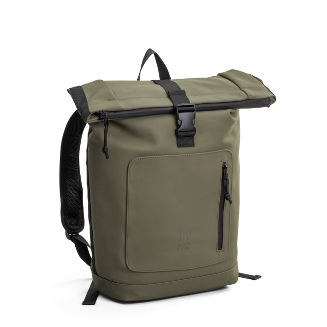 Ryggsäck rolltop rubber Escape grön Sajaco Nordic