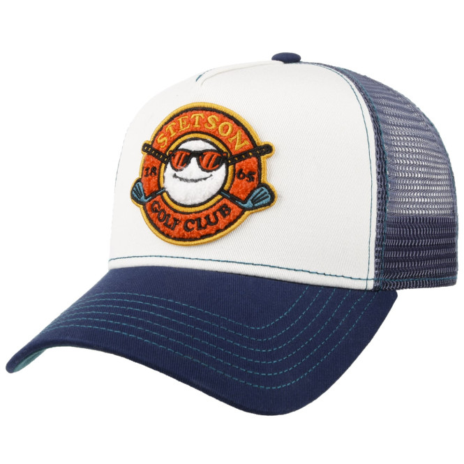 Keps trucker golf club blå Stetson