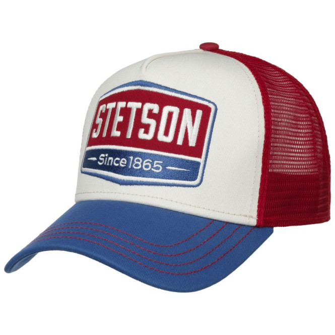 Trucker keps since 1865 röd/blå Stetson