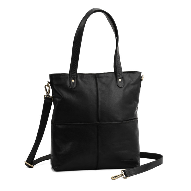 Totebag i svart med fina detaljer House of sajaco