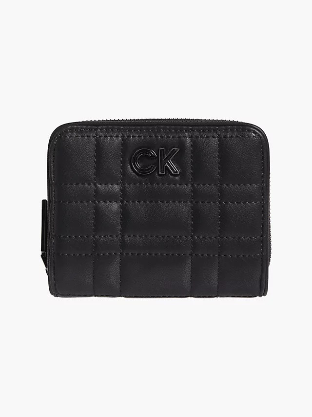 Plånbok RE-LOCK Quilt wallet black Calvin Klein