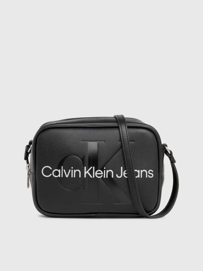 Camerabag med logga fram svart Calvin Klein