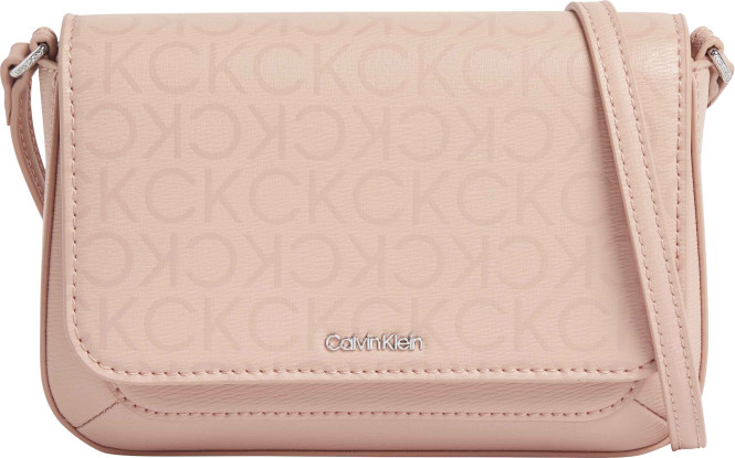 Axelväska crossbody CK cafe au lait mono Calvin Klein