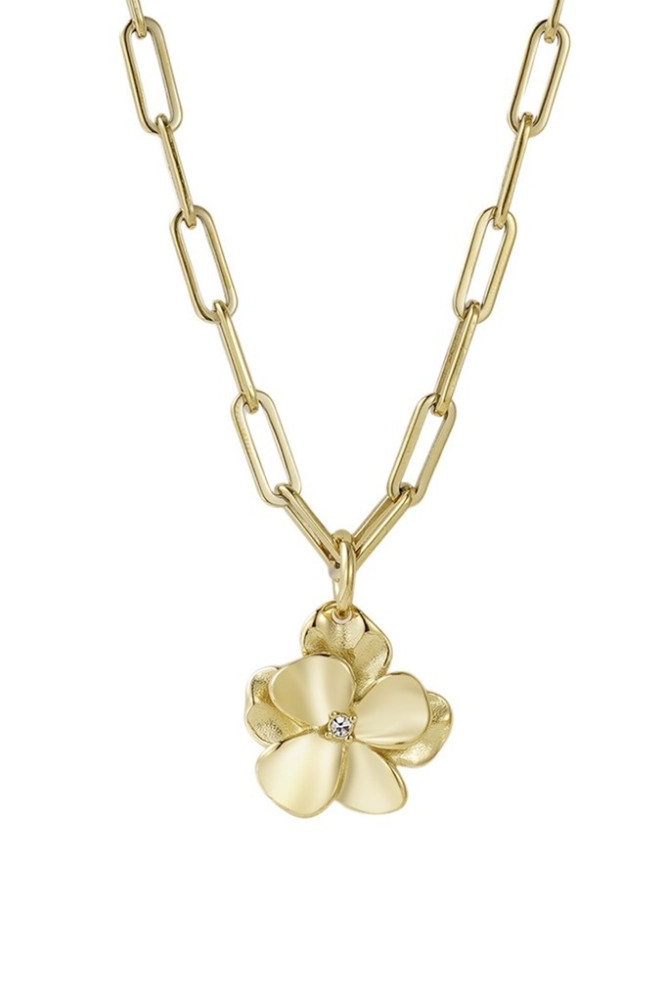 Halsband Lily Luxe Blomma Guld Bud to rose