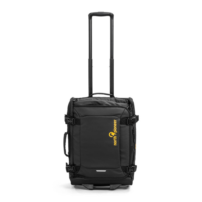 Backpack med hjul Explorer svart orange logo Sajaco Nordic