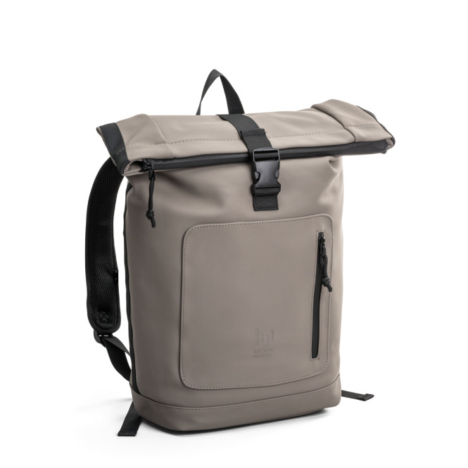 Ryggsäck rolltop rubber Escape taupe Sajaco Nordic