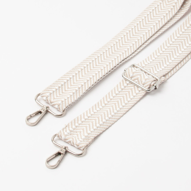 Axelrem zickzack beige Rosenvinge