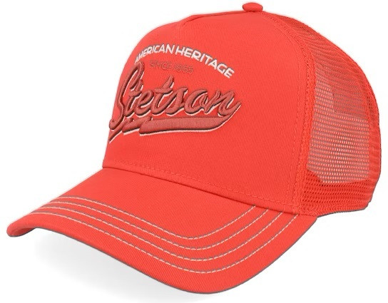 Keps trucker American Heritage röd Stetson