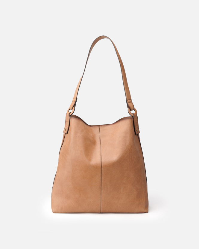 Hobo Rowland Läder Camel Biba