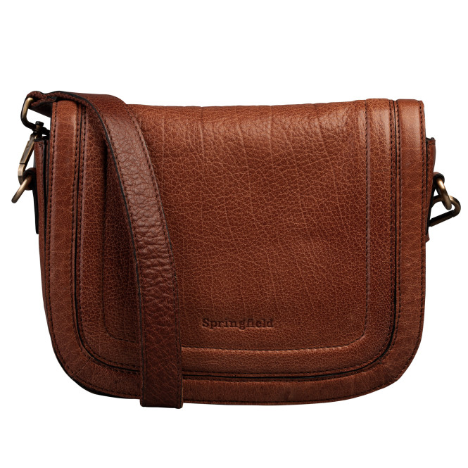 Lockväska Colorado cognac läder Springfield