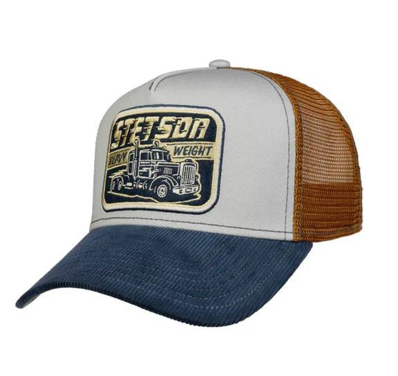 Trucker keps Heavy Duty brun/blå Stetson