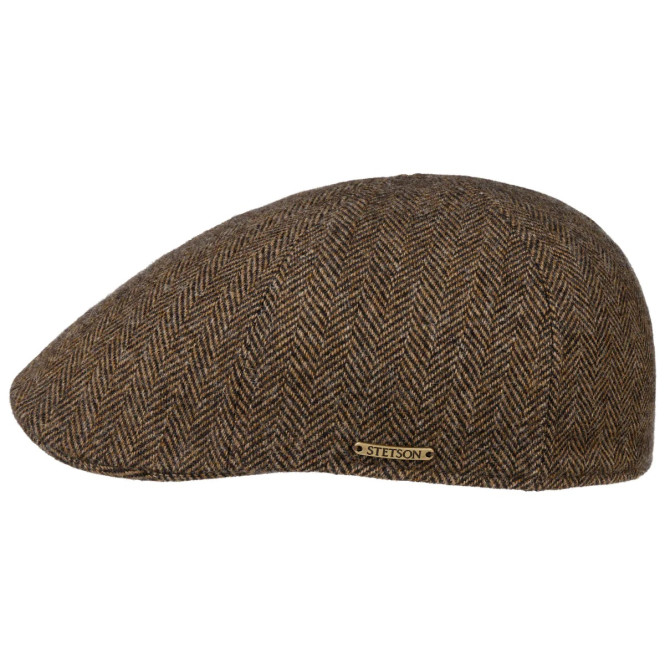 Duckkeps i brun texas wool stl M Stetson