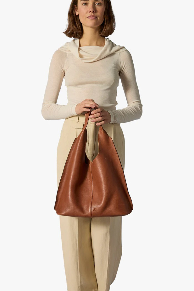 Shopper portofino Stine brun Adax