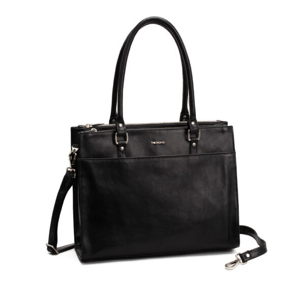 Totebag med dubbla handtag Svart The Monte