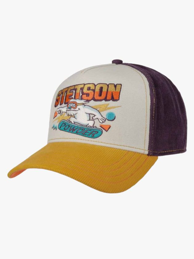 Trucker keps Powder Sand/Lila Stetson