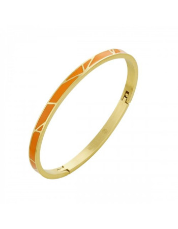 Bud to Rose Armband Enamel orange/gold - rose