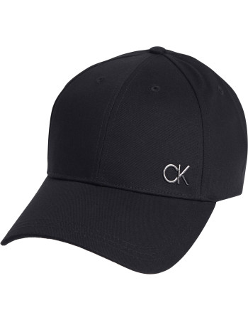 Calvin Klein Keps CK Bombed metal BB black cap -